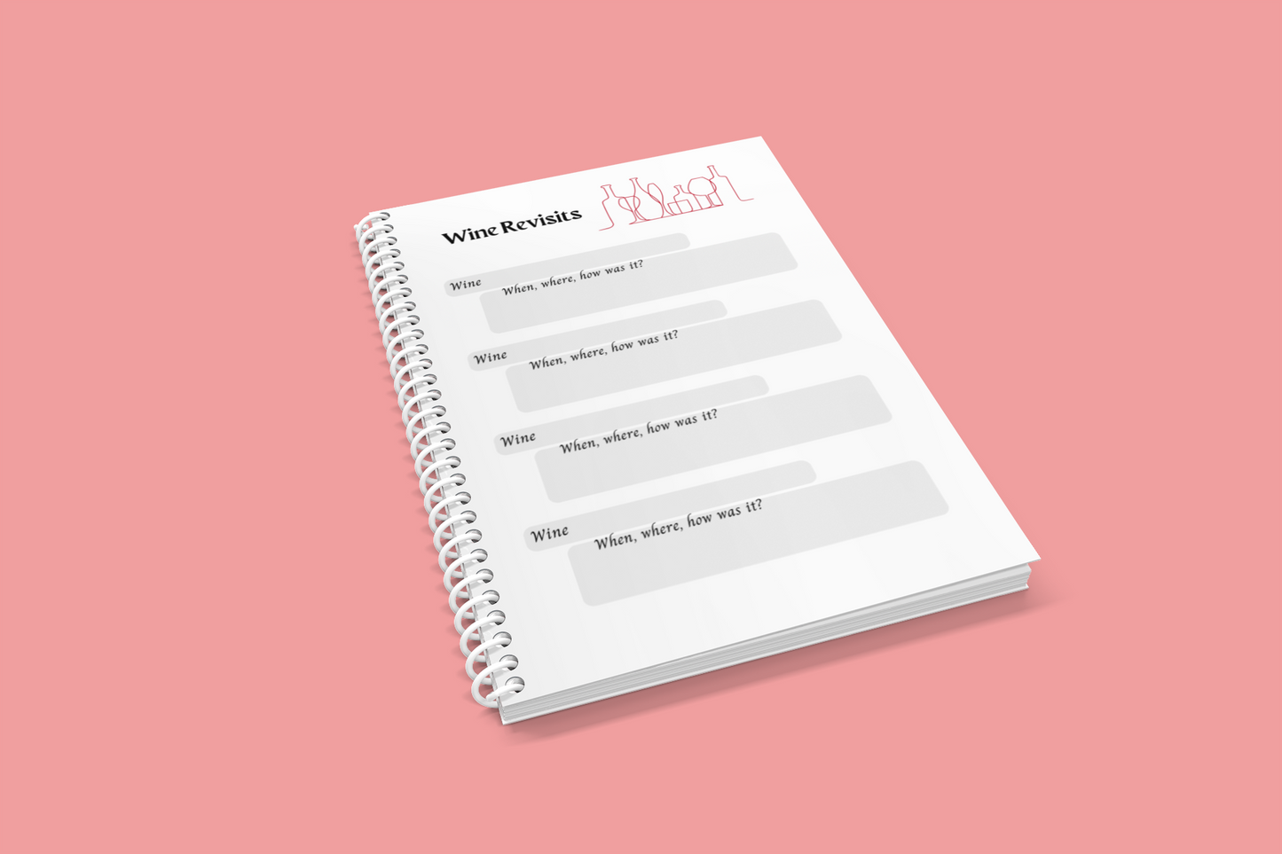 Beaujolais Wine Journal - Spiral Bound