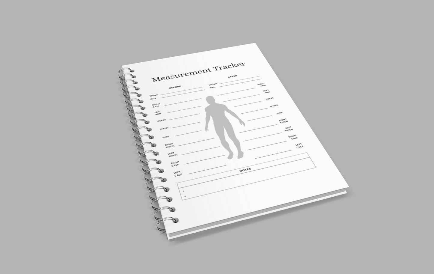 Workout Journal in Brown