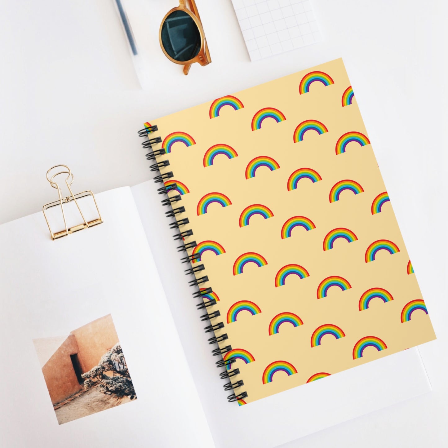 Happy Rainbow Notebook