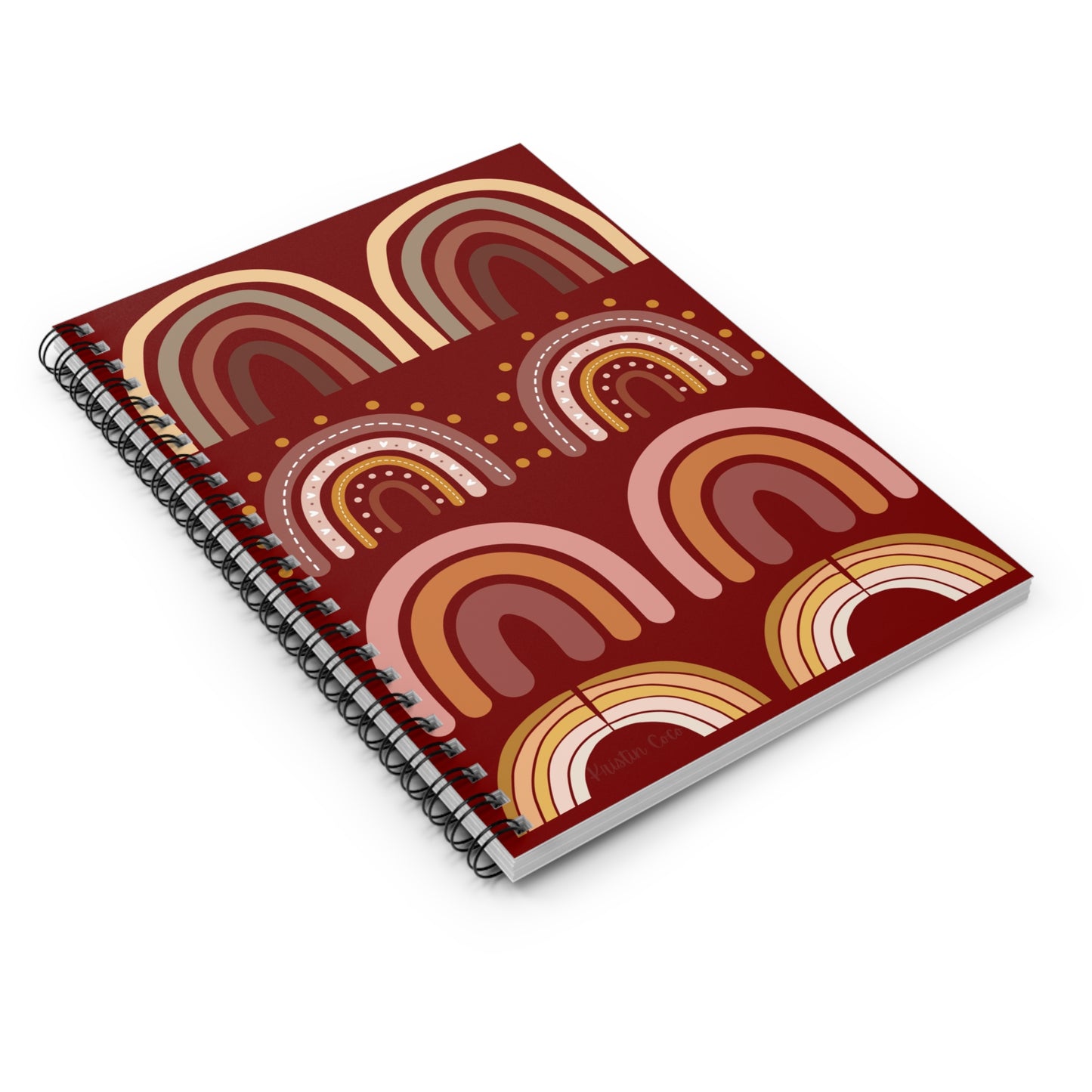 Rainbow Red Notebook