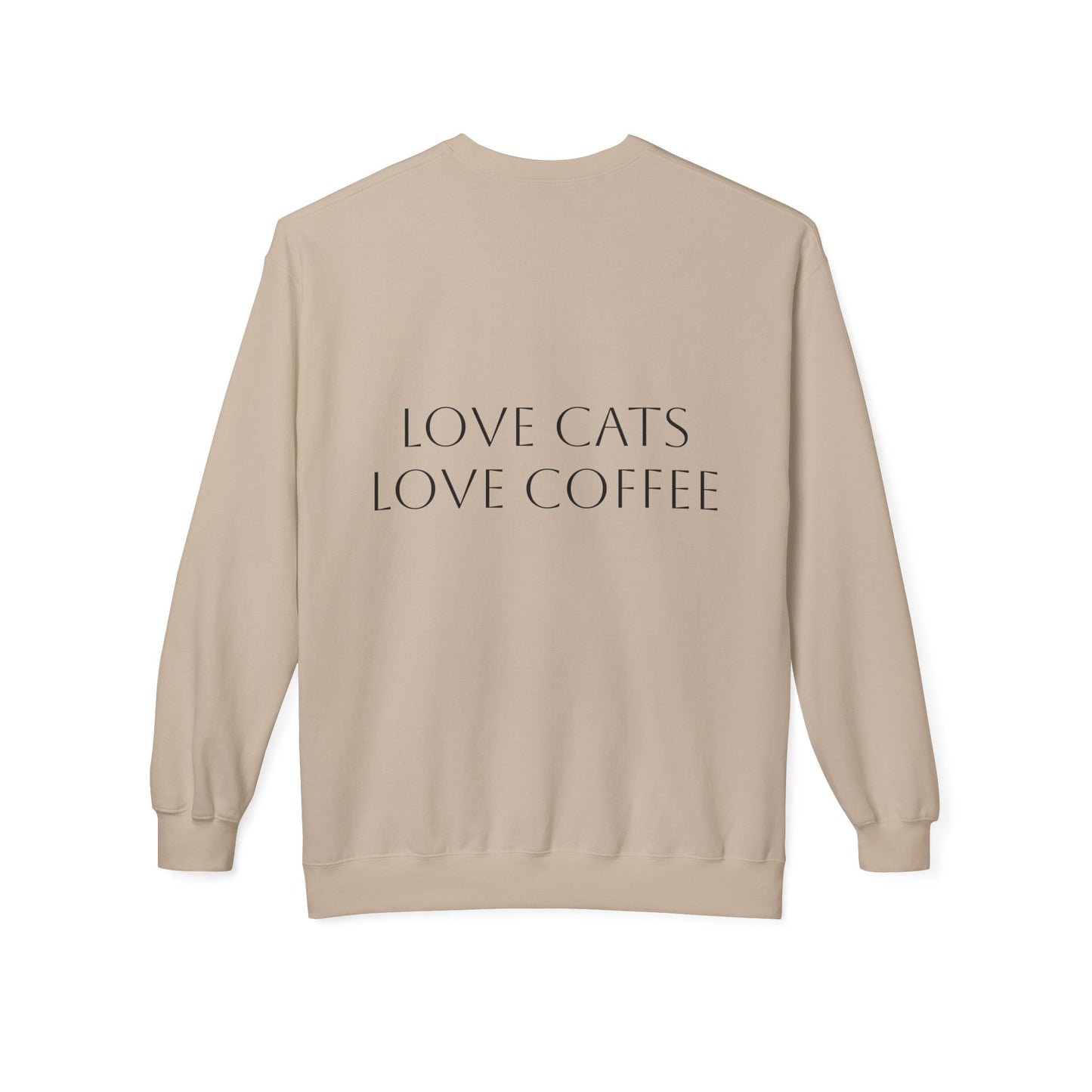 Love Cats Love Coffee Sweatshirt