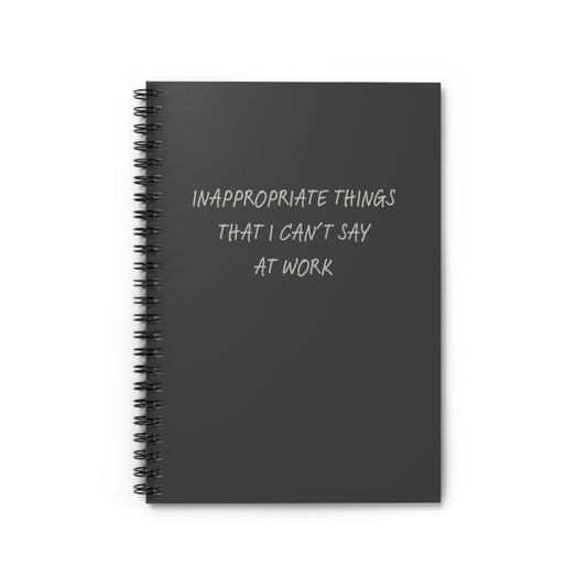 Inappropriate Thoughts Notebook