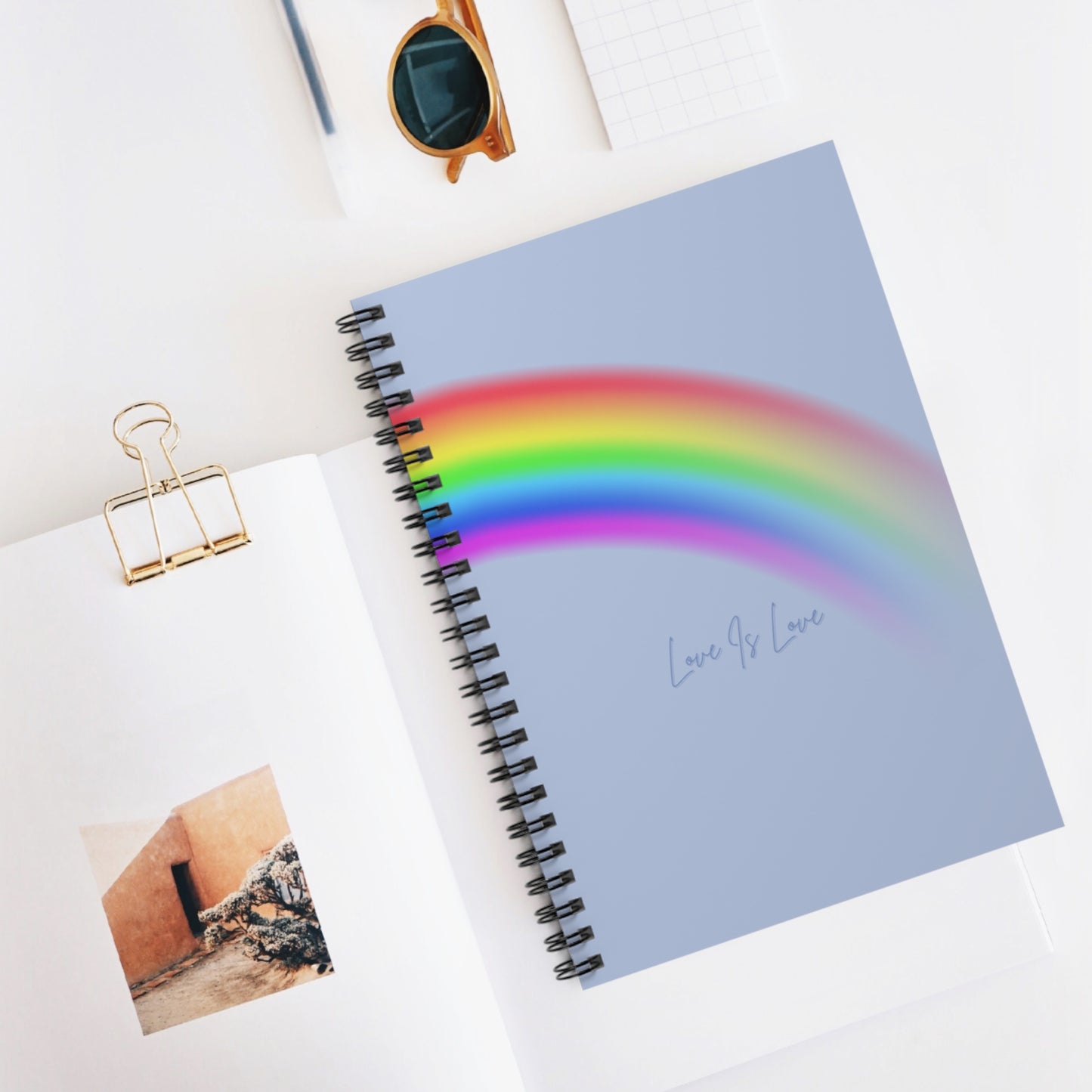 Love Is Love Rainbow Notebook