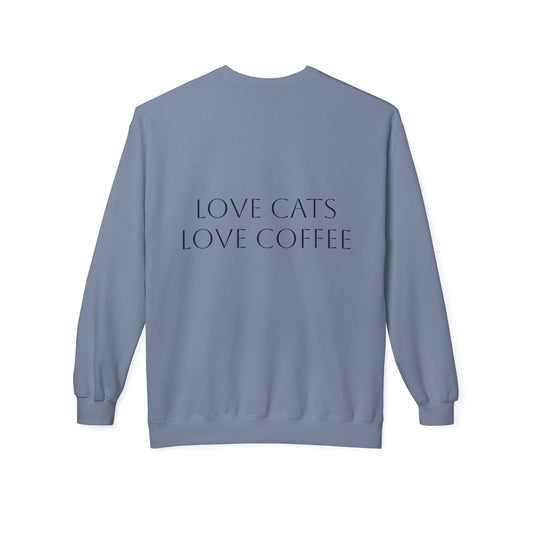 Love Cats Love Coffee Sweatshirt