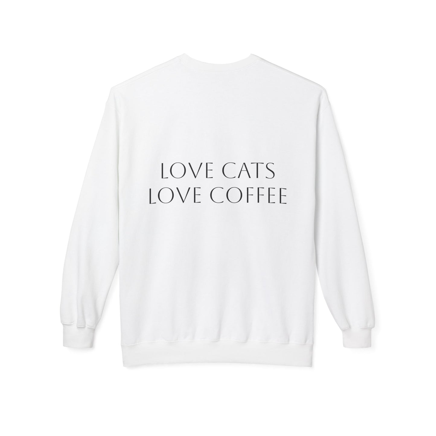 Love Cats Love Coffee Sweatshirt