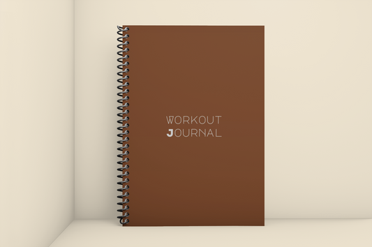 Workout Journal in Brown