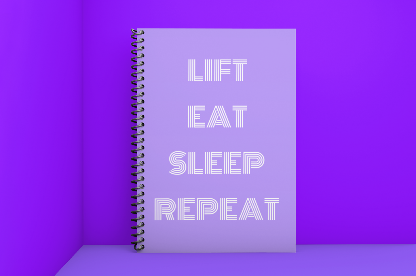 Workout Logbook, Purple