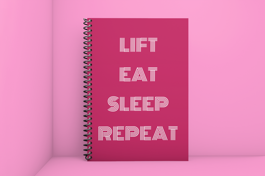 Workout Logbook, Pink